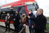 Uroczyste nadanie imienia Andrzeja Grubby gdańskiemu tramwajowi. 