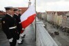 Uroczyste wciągnięcie Flagi Państwowej na Dwór Artusa. 