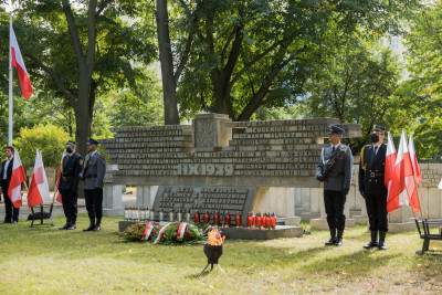 Uroczystość na Cmentarzu Ofiar Hitleryzmu na Zaspie