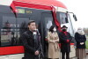 Uroczystość nadania tramwajowi imienia Janiny Jarzynówny-Sobczak
