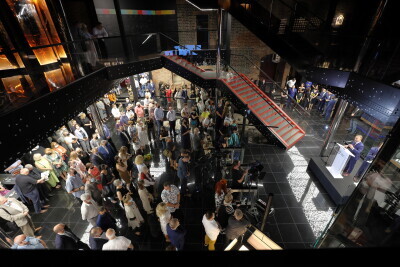 Uroczystość otwarcia Muzeum Bursztynu w Wielkim Młynie.