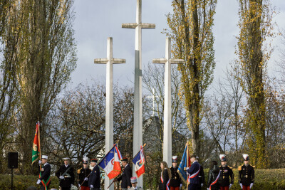 Uroczystość upamiętniająca 104. rocznicę zawieszenia broni w 1918 roku