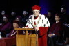 Uroczystość wręczenia Janowi Ptaszynowi Wróblewskiemu i prof. dr. Włodzimierzowi Nahornemu tytułów doktora honoris causa aMuz