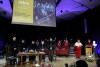 Uroczystość wręczenia Janowi Ptaszynowi Wróblewskiemu i prof. dr. Włodzimierzowi Nahornemu tytułów doktora honoris causa aMuz