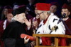 Uroczystość wręczenia Janowi Ptaszynowi Wróblewskiemu i prof. dr. Włodzimierzowi Nahornemu tytułów doktora honoris causa aMuz