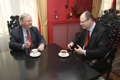 Victor Ash i Paweł Adamowicz
