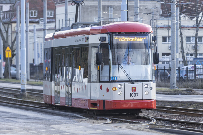 Zdjęcie Walentynkowy tramwaj 1