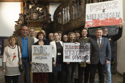 Wernisaż wystawy „WIELOGŁOS. Uliczne manifestacje w Gdańsku po 1989 roku”