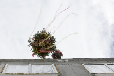 Wiecha na nowym budynku przy ul. Ubocze