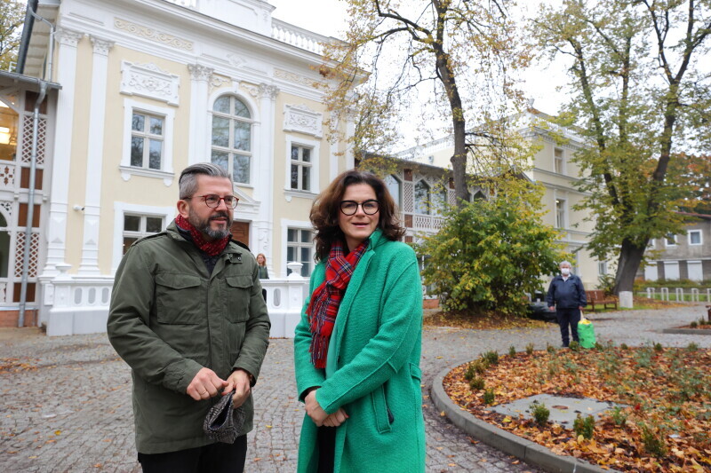 Zdjęcie Wizyta Prezydent Gdańska Aleksandry Dulkiewicz w Domu Zdrojowym. 1