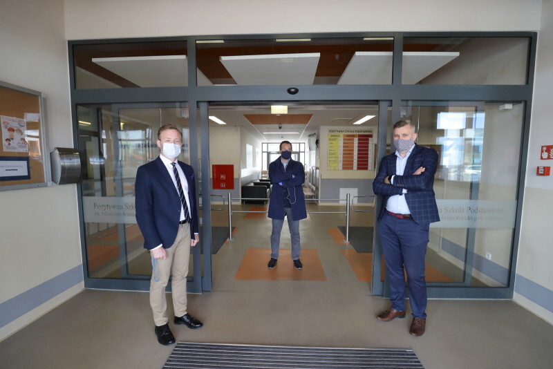 Zdjęcie Wizyta Prezydent Gdańska Aleksandry Dulkiewicz w Pozytywnej Szkole Podstawowej im. Arkadiusza Arama Rybickiego. 4