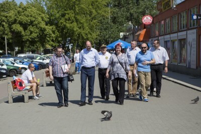 Wizyta Prezydenta Gdańska w dzielnicy Stogi