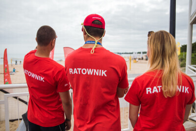 Wizyta Prezydenta w Centrum Ratownictwa Wodnego w Brzeźnie