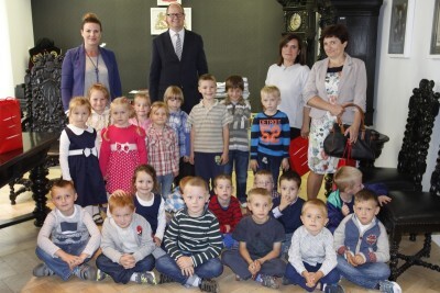 Wizyta dzieci z Zespołu Szkół w Suchym Dębie