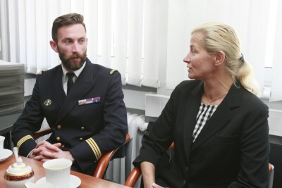 Wizyta kapitana francuskiego okrętu Pluvier