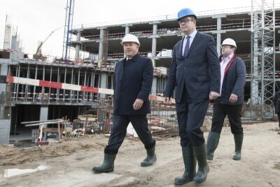 Wizyta na budowie Galeria Metropolia