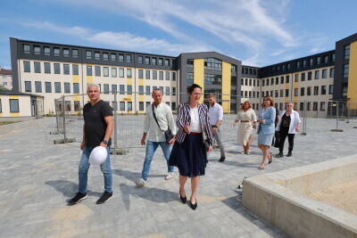 Wizyta prezydent Gdańska Aleksandry Dulkiewicz w Morskiej Szkole Podstawowe