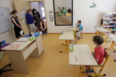 Wizyta prezydent Moniki Chabior w Instytucie Wspomagania Rozwoju Dziecka.