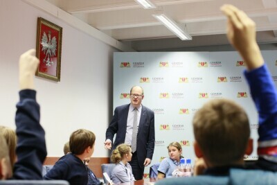 Wizyta uczniów z SP 45