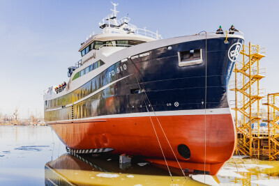 Wodowanie w Stoczni Karstensen
