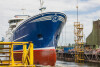 Wodowanie w stoczni Karstensen Shipyard Poland