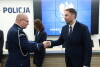 Wręczenie Medali Prezydenta Miasta Gdańska zasłużonym Policjantom i przekazanie nowego radiowozu