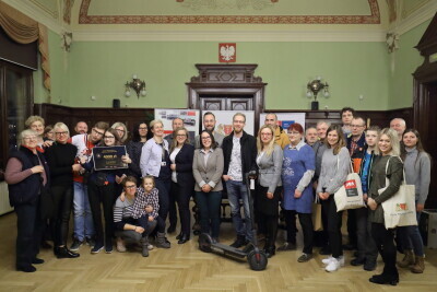 Wręczenie nagród w Konkursie Sylwestrowym Rady Miasta Gdańska