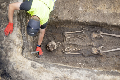 Grób średniowiecznego rycerza odnaleziony w Gdańsku