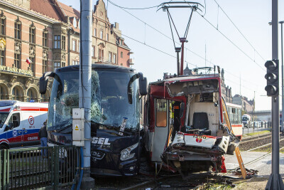 Wypadek tramwaju przy Bramie Wyżynnej
