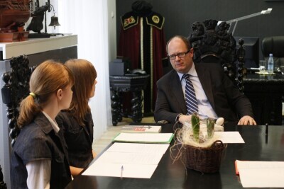 Wywiad dla gazetki szkolnej Gimnazjum nr 8