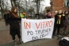 XXXV Sesja Rady Miasta, protest przeciwko metodzie in vitro