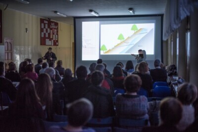 Spotkanie z mieszkańcami Biskupiej Górki w sprawie zabezpieczenia osuwisk