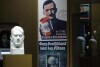 Zamiana popiersi Hitlera w Muzeum II Wojny Światowej