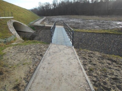 Zbiornik Kiełpinek z nową ścieżką