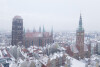 Zimowa panorama Głównego Miasta