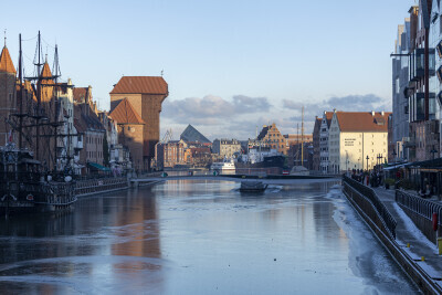Zimowe zdjęcia Długiego Pobrzeża