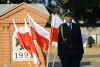 Złożenie kwiatów na grobowcu Obrońców Poczty Polskiej