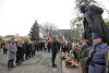 Złożenie kwiatów przy pomniku marszałka Józefa Piłsudskiego
