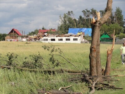 Zniszczenia w Gminie Osiek