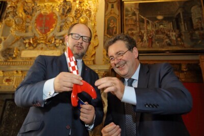 Rudi Vervoort-Premier Regionu Stołecznego Brukseli z wizytą w Gdańsku