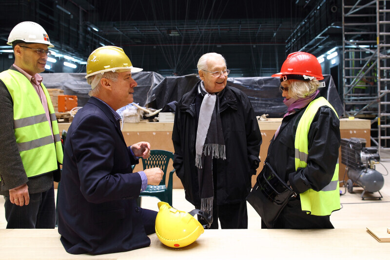 Zdjęcie Andrzej Wajda w Teatrze Szekspirowskim 3