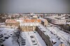 Gdańsk przykryty zimową pierzynką, 10.02.2021