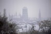 Gdańsk przykryty zimową pierzynką, 10.02.2021