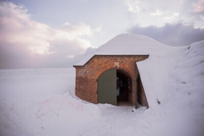 Gdańsk przykryty zimową pierzynką, 10.02.2021