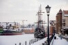 Gdańsk przykryty zimową pierzynką, 10.02.2021