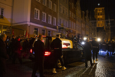 Kondukt pogrzebowy Prezydenta Gdańska