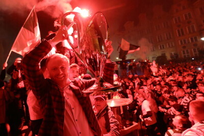 Lechia fetowała zajęcie trzeciego miejsca w ekstraklasie i zdobycie Pucharu Polski