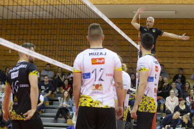 Mecz siatkarzy Trefla Gdańsk z kibicami