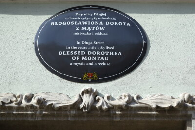 Odsłonięcie Tablicy Błogosławionej Doroty z Mątów