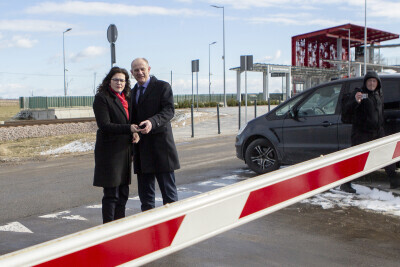 Otwarcie węzła integracyjnego przy PKM Rebiechowo